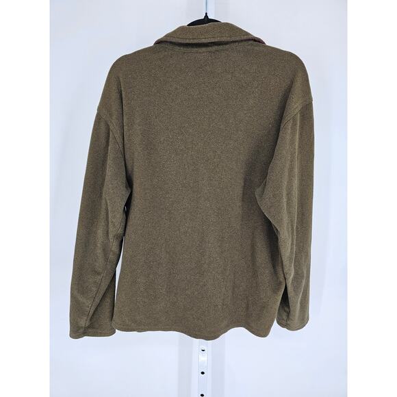 Mens Sz L Long-Sleeved Murrelet Fleece Polo – Patagonia Worn Wear (HOLE) - Picture 5 of 5